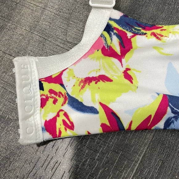 Cacique tropical print floral bra 38C - Picture 3 of 6